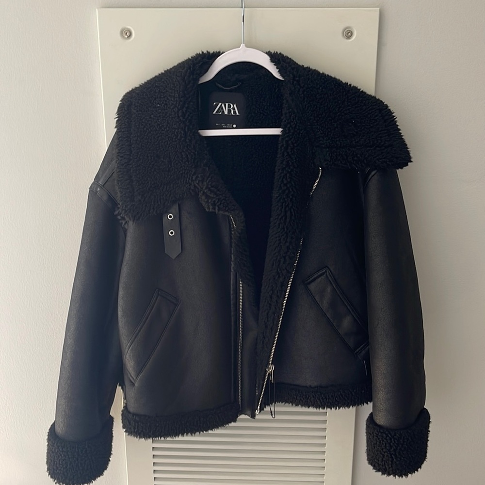 Zara black sold out jacket.